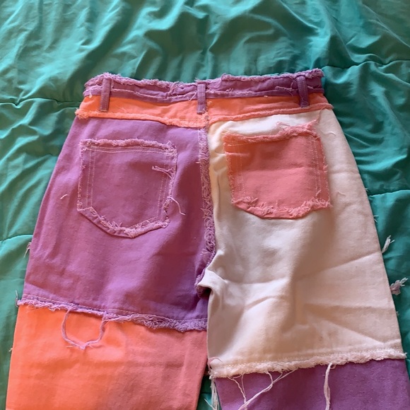 Pastel patchwork pants - Picture 4 of 5